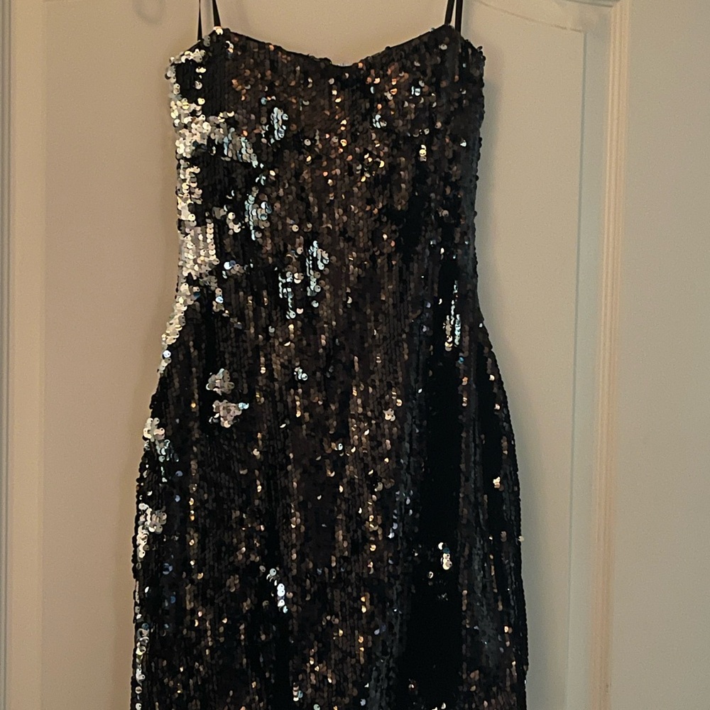 Frederick's of Hollywood Strapless Sequin Dress